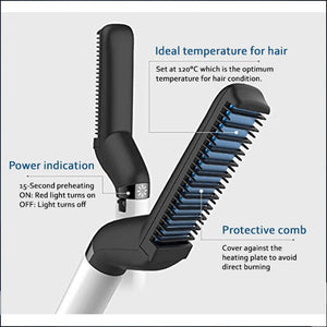 Multi-functional Hair & Beard Straightener